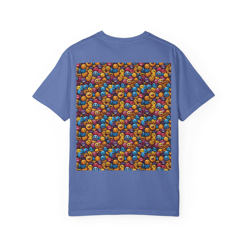 Colorful Emoji T-Shirt, Fun Graphic Tee, Gift for Friends, Summer Vibes, Casual Wear, Happy Shirt, Festival Apparel