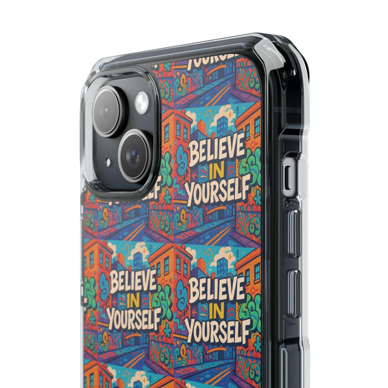 Inspiring self-belief concept illustrating confidence and motivation for personal growth and success