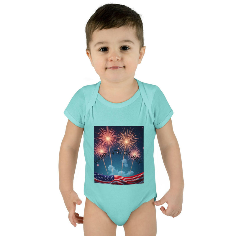 Independence Day Baby Bodysuit, Fireworks Infant Onesie, 4th of July Outfit, Baby Shower Gift, Summer Celebration Apparel