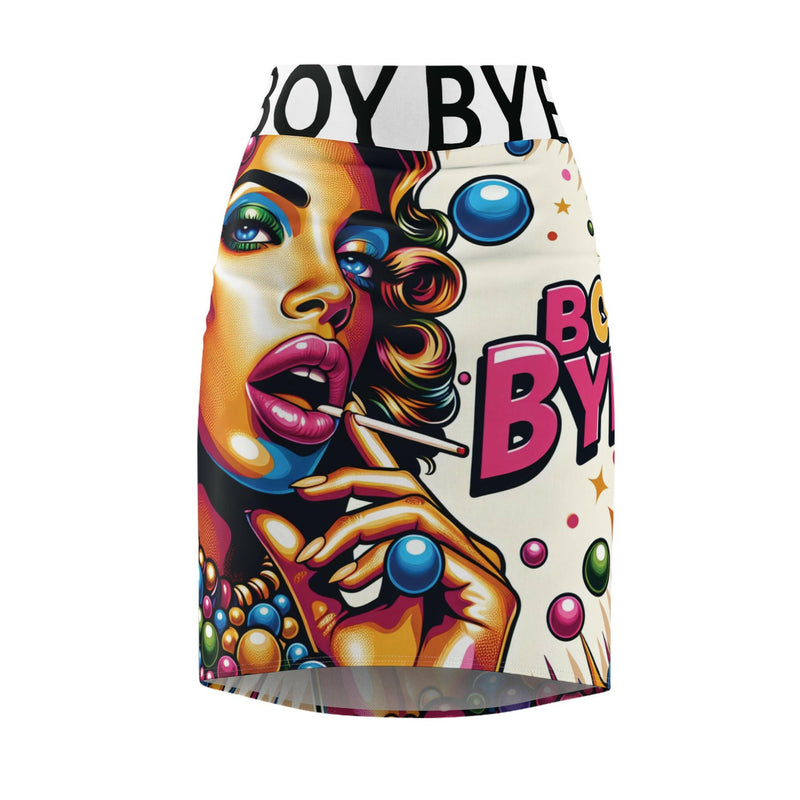 Vibrant pencil skirt in a formal design ideal for professional or casual office wear enhancing your wardrobe