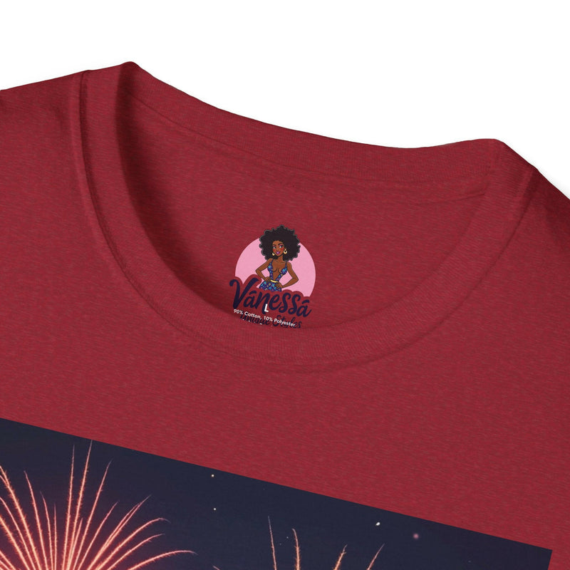 4th of July Fireworks T-Shirt, Unisex Summer Tee, Patriotic Shirt, Independence Day Celebration Wear, Holiday Gift Idea