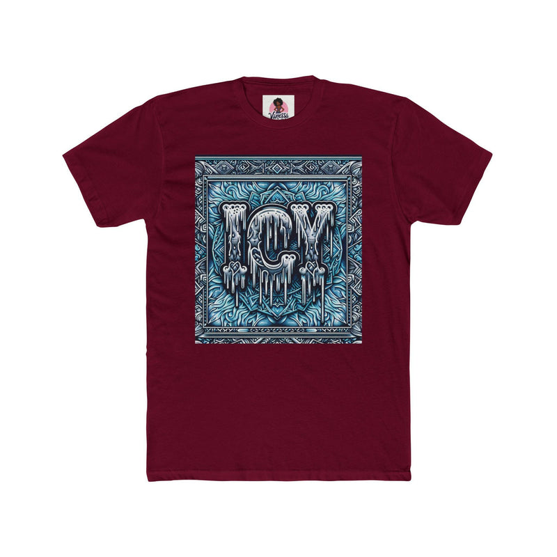 Icy Vibes Unisex Cotton Crew Tee | Cool Graphic T-Shirt, Streetwear Fashion, Gift for Her/Him, Casual Outfit, Ice-Themed Apparel