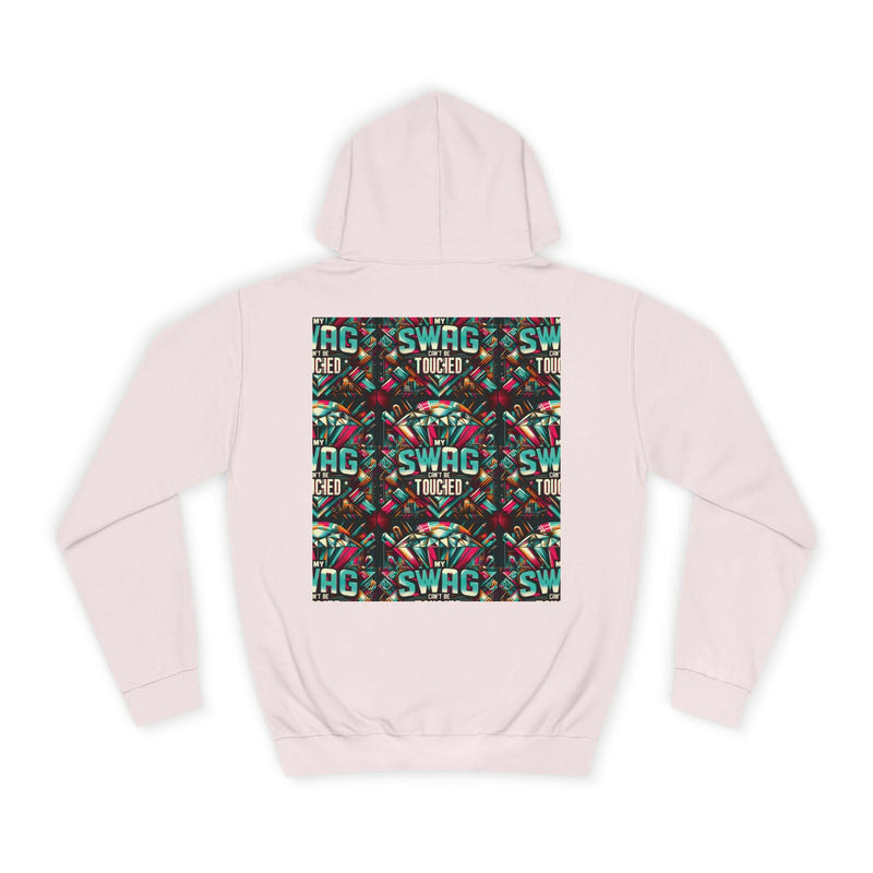 My Swag Touched Unisex College Hoodie, Stylish Sweatshirt, Trendy Apparel, Gift for Students, Casual Wear for College, Cozy Hooded Jacket