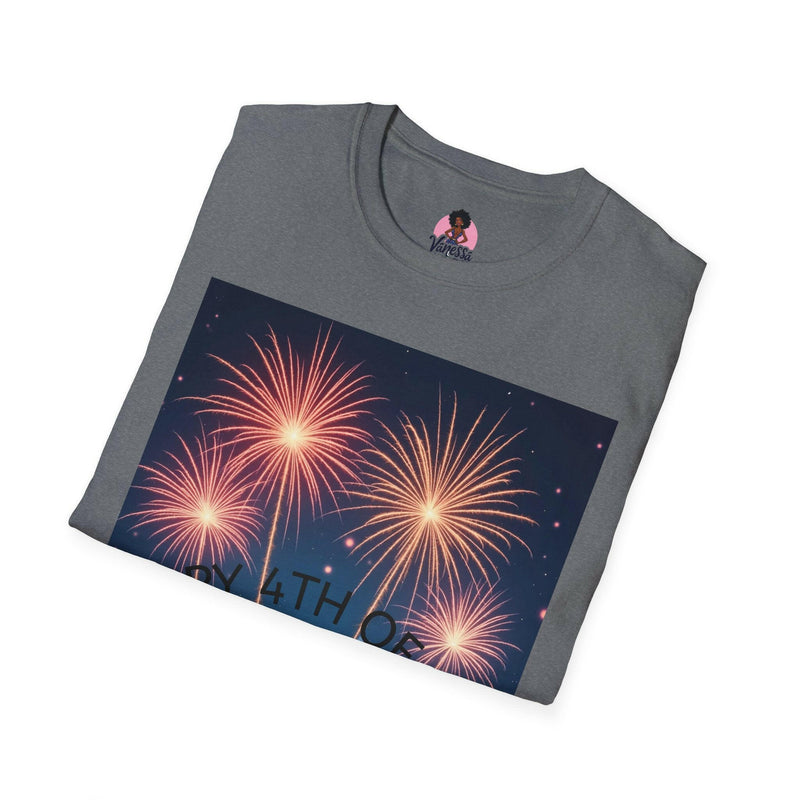 4th of July Fireworks T-Shirt, Unisex Summer Tee, Patriotic Shirt, Independence Day Celebration Wear, Holiday Gift Idea
