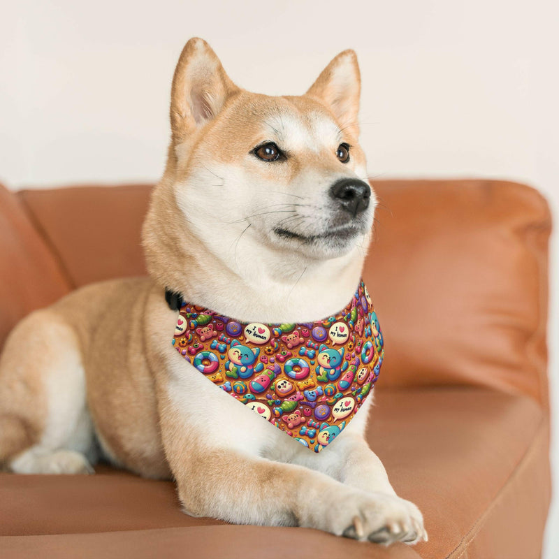 Vibrant and colorful bandana showcasing intricate patterns for stylish fashion accessory purposes