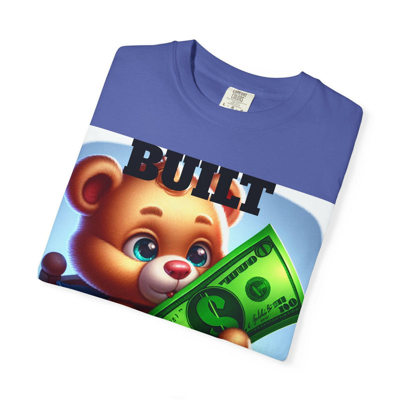Built Different Bear Graphic T-Shirt - Unisex Garment-Dyed Tee