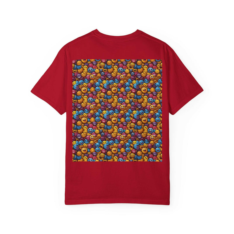 Colorful Emoji T-Shirt, Fun Graphic Tee, Gift for Friends, Summer Vibes, Casual Wear, Happy Shirt, Festival Apparel