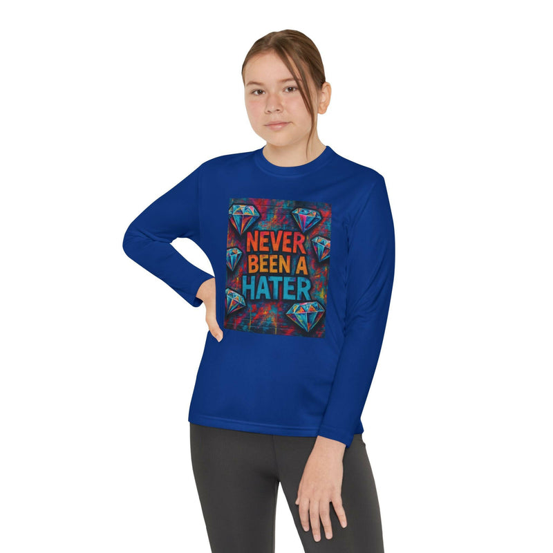 Youth Long Sleeve Tee, Trendy Graphic Shirt, Gift for Teens, Cool Statement Apparel, Casual Wear, Everyday Fun