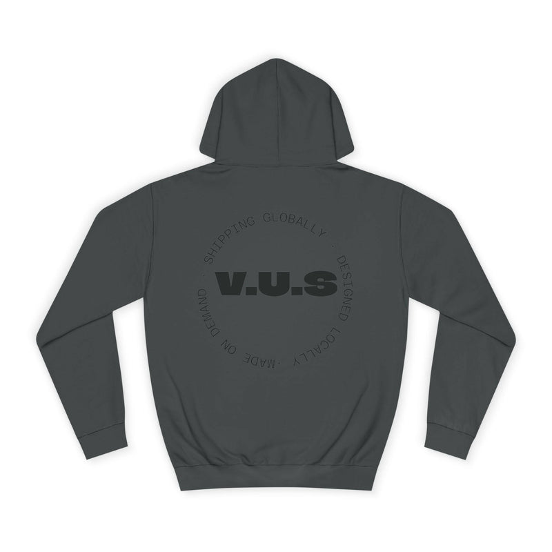 Unisex Heart Vibe College Hoodie, Casual Fashion Hoodie, Cute Gift for Students, Cozy College Wear, Trendy Streetwear