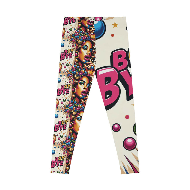 Vibrant leggings designed for comfort and style, perfect for active and casual wear