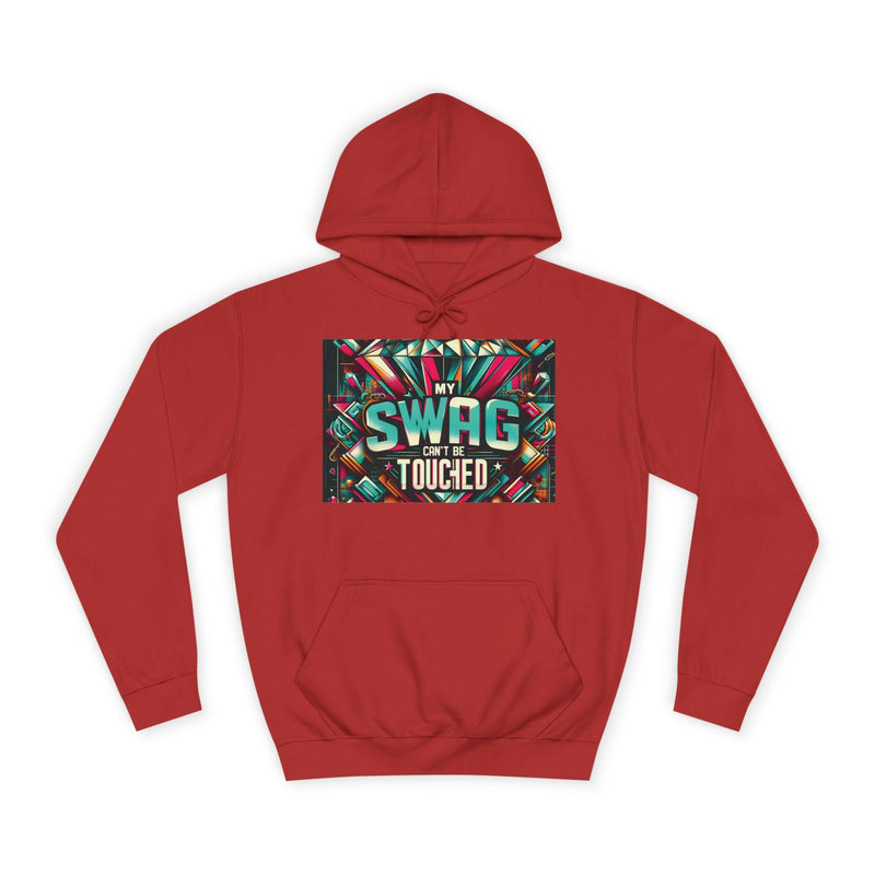My Swag Touched Unisex College Hoodie, Stylish Sweatshirt, Trendy Apparel, Gift for Students, Casual Wear for College, Cozy Hooded Jacket
