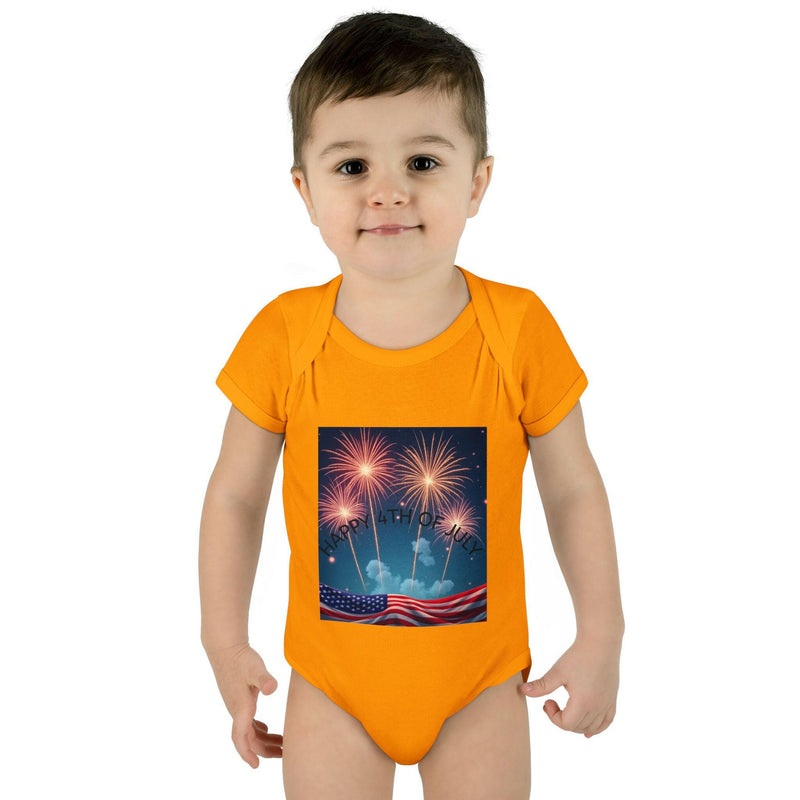 Independence Day Baby Bodysuit, Fireworks Infant Onesie, 4th of July Outfit, Baby Shower Gift, Summer Celebration Apparel