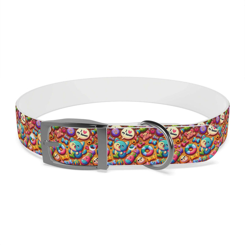 Colorful Dog Collar with Fun Emoji Designs, Adjustable Pet Accessory, Dog Leash, Gift for Dog Lovers, Cute Pet Supplies