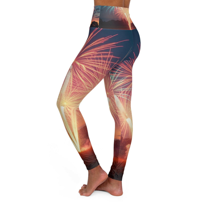 High-quality yoga leggings designed for festival fitness enthusiasts, offering comfort and style during workouts.