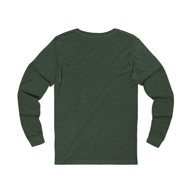 Swag Long Sleeve Tee unisex dark green jersey casual fashion top back view