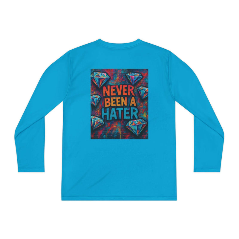 Youth Long Sleeve Tee, Trendy Graphic Shirt, Gift for Teens, Cool Statement Apparel, Casual Wear, Everyday Fun