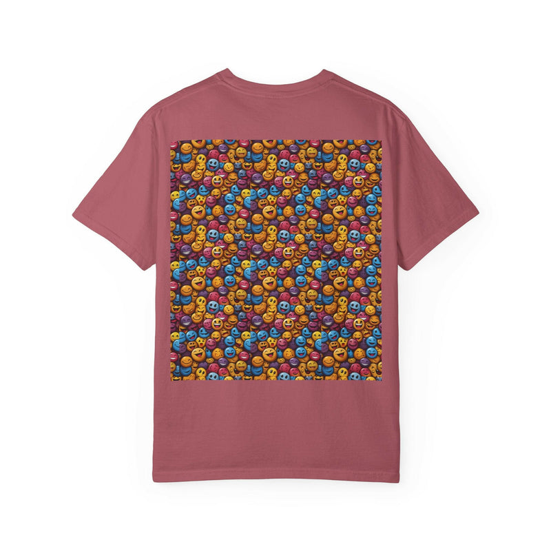 Colorful Emoji T-Shirt, Fun Graphic Tee, Gift for Friends, Summer Vibes, Casual Wear, Happy Shirt, Festival Apparel