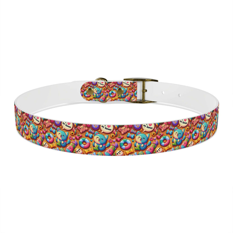 Colorful Dog Collar with Fun Emoji Designs, Adjustable Pet Accessory, Dog Leash, Gift for Dog Lovers, Cute Pet Supplies