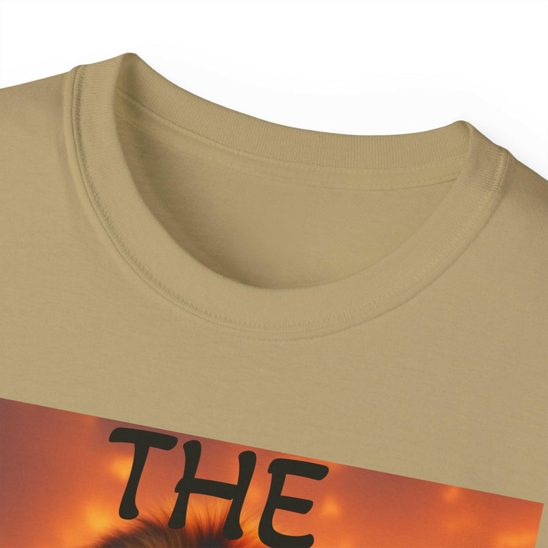 Lion King Unisex Ultra Cotton Tee with bold inspirational graphic on beige vintage cotton blend fabric