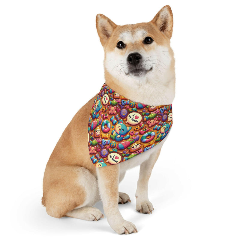 Vibrant and colorful bandana showcasing intricate patterns for stylish fashion accessory purposes