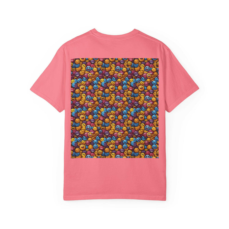 Colorful Emoji T-Shirt, Fun Graphic Tee, Gift for Friends, Summer Vibes, Casual Wear, Happy Shirt, Festival Apparel