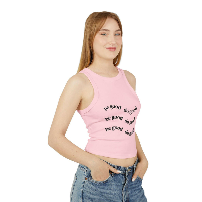 Graphic Racer Tank Top featuring Sarcasm University design, perfect casual wear for sarcasm enthusiasts and graphic tee lovers.