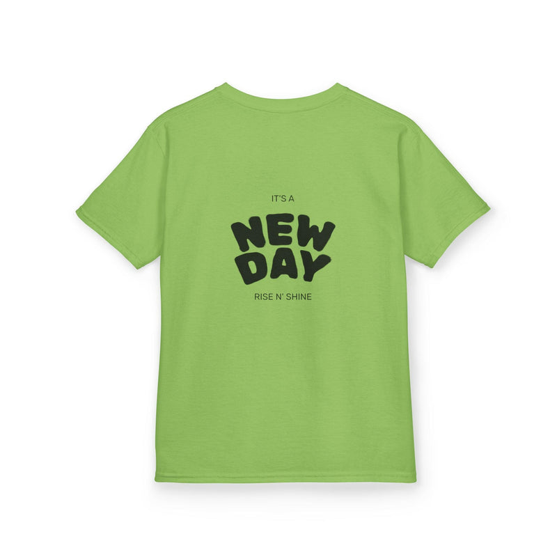 Kids Motivational Tee: Believe You Can, New Day Inspiration, Youth T-Shirt, Positive Message Gift, Fun Everyday Wear
