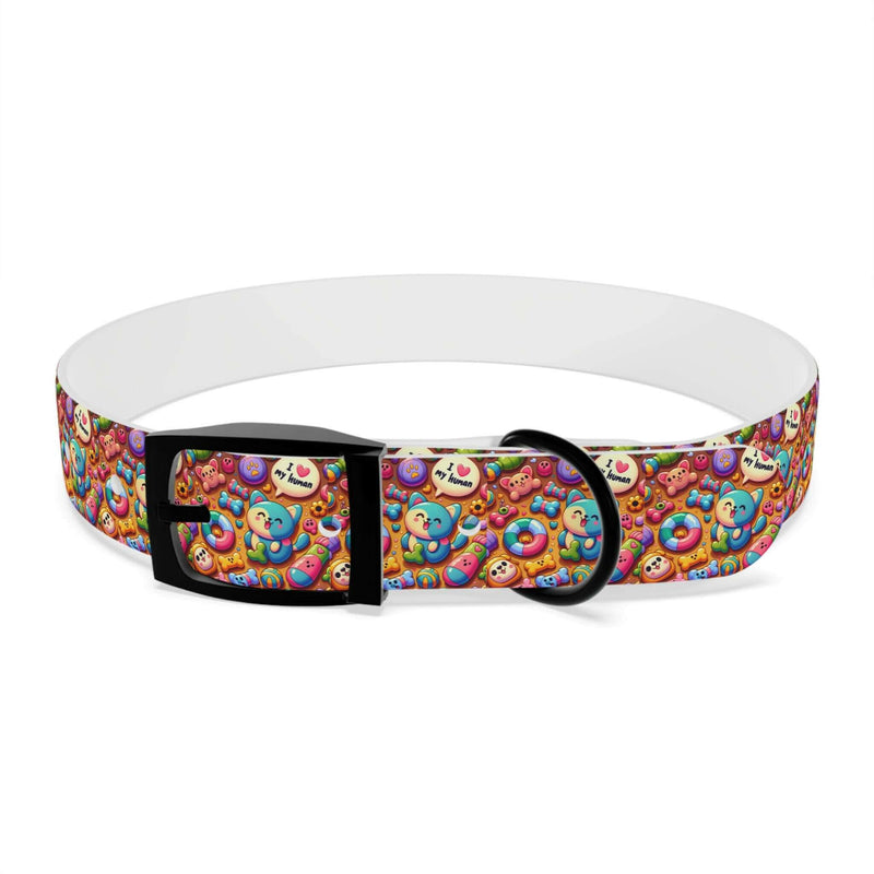 Colorful Dog Collar with Fun Emoji Designs, Adjustable Pet Accessory, Dog Leash, Gift for Dog Lovers, Cute Pet Supplies