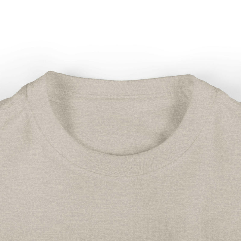Cool infant fine jersey tee with ribbed knit collar and durable seams for comfortable baby fashion and playtime wear