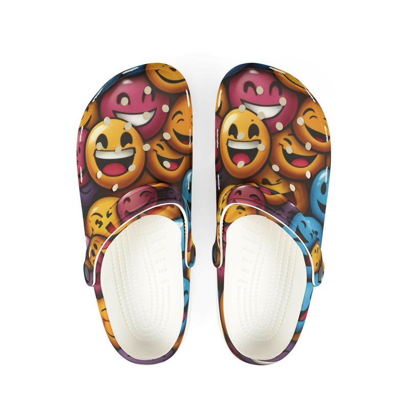 Colorful Emoji Foam Shoes, Fun Slippers for Summer, Unique Gifts for Kids & Adults, Perfect for Parties, Beachwear, Casual Comfort