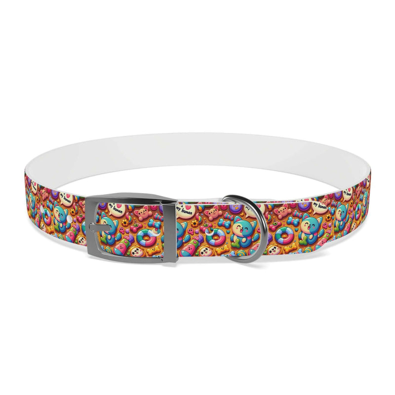 Colorful Dog Collar with Fun Emoji Designs, Adjustable Pet Accessory, Dog Leash, Gift for Dog Lovers, Cute Pet Supplies