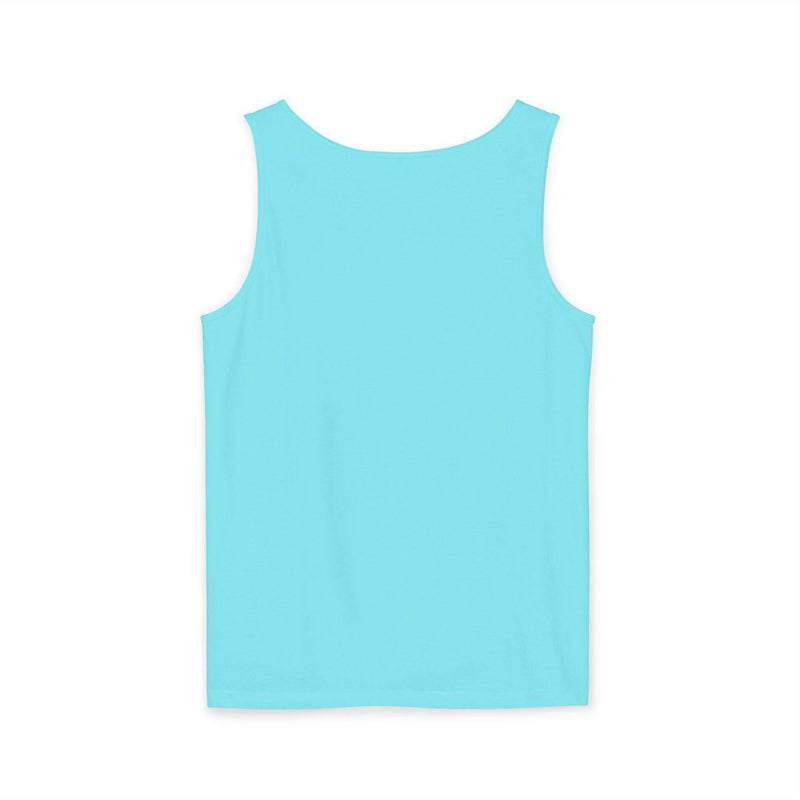 Icy Vibes Garment-Dyed Tank Top - Chill Summer Wear, Beach Fashion, Ice-Themed Gift, Casual Layering Piece, Unisex Beachwear
