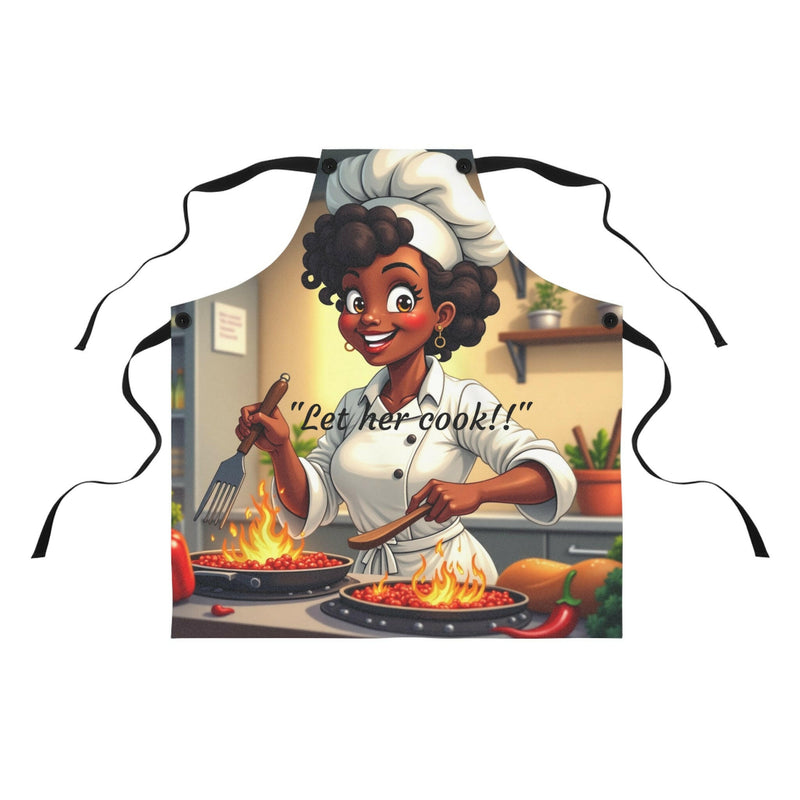 Premium quality apron designed for professional chefs ensuring durability and comfort in the kitchen.