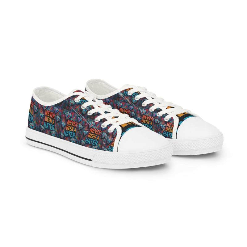 Low top graphic sneakers showcasing modern design and vibrant patterns for casual footwear enthusiasts