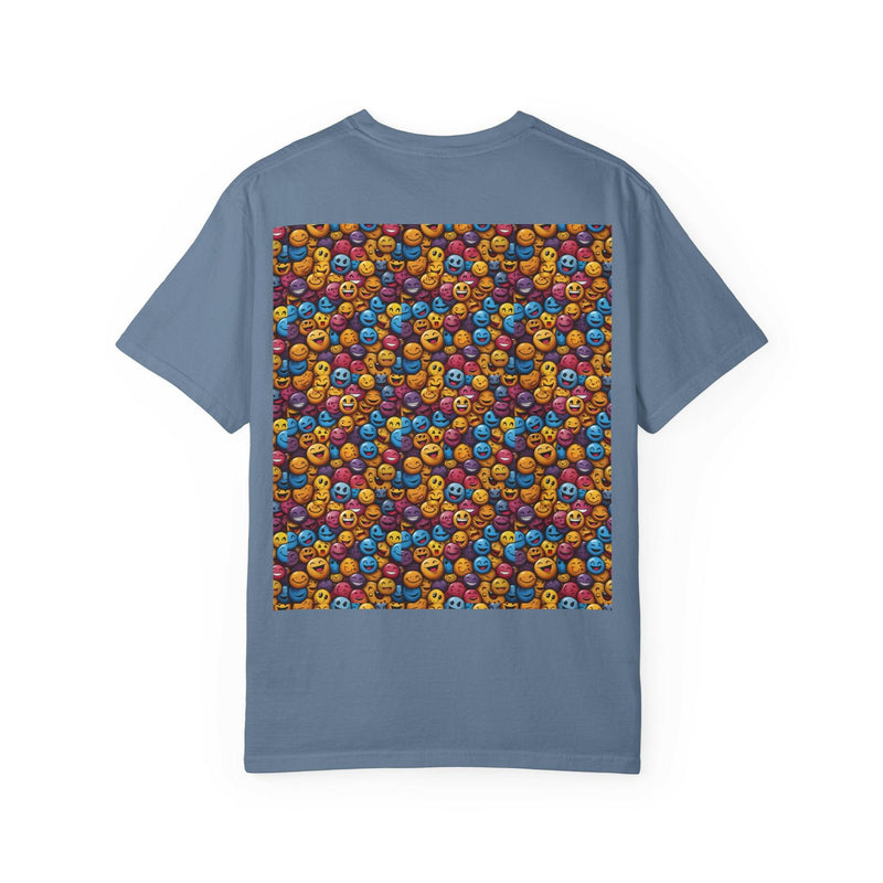Colorful Emoji T-Shirt, Fun Graphic Tee, Gift for Friends, Summer Vibes, Casual Wear, Happy Shirt, Festival Apparel