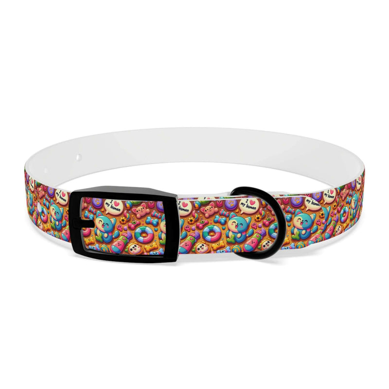 Colorful Dog Collar with Fun Emoji Designs, Adjustable Pet Accessory, Dog Leash, Gift for Dog Lovers, Cute Pet Supplies