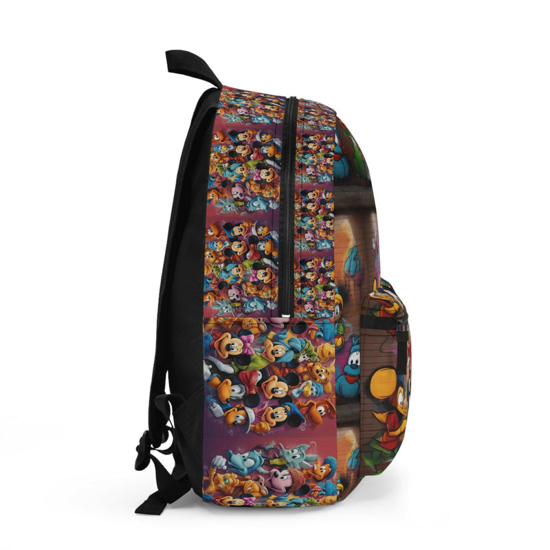Colorful Cartoon Backpack, Mickey Mouse School Bag, Kids Backpack, Fun Travel Pack