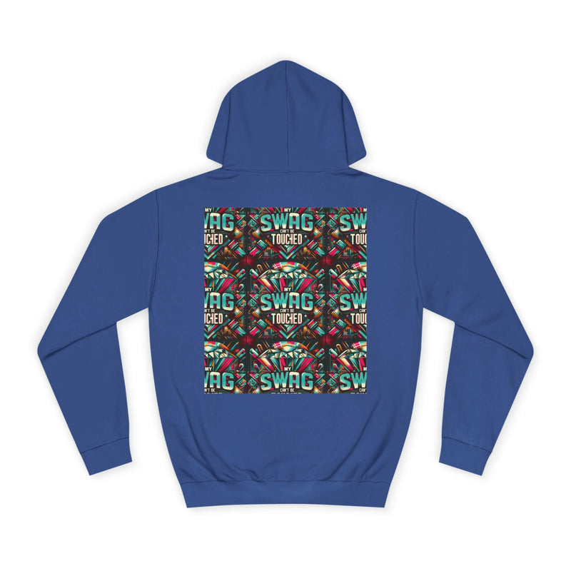 My Swag Touched Unisex College Hoodie, Stylish Sweatshirt, Trendy Apparel, Gift for Students, Casual Wear for College, Cozy Hooded Jacket
