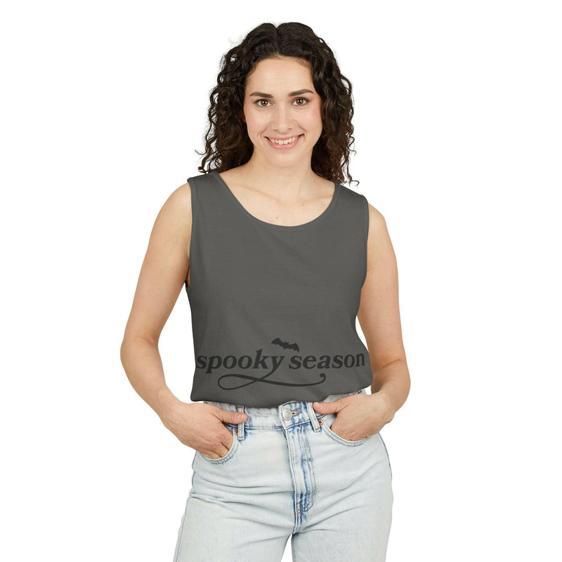 Spooky Season Tank Top, Halloween Apparel, Unisex Summer Shirt, Festival Tank, Casual Wear, Halloween Celebration Outfit