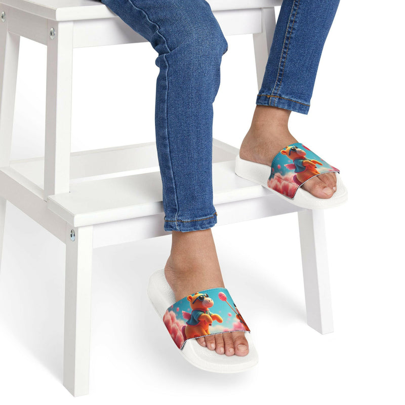 Youthful individual surrounded by vibrant floral patterns, highlighting natural beauty and youthful spirit