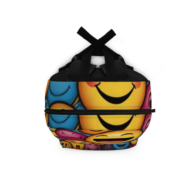 Colorful Emoji Backpack | Fun School Bag for Kids, Trendy Travel Backpack, Gift for Birthdays, Express Your Joy