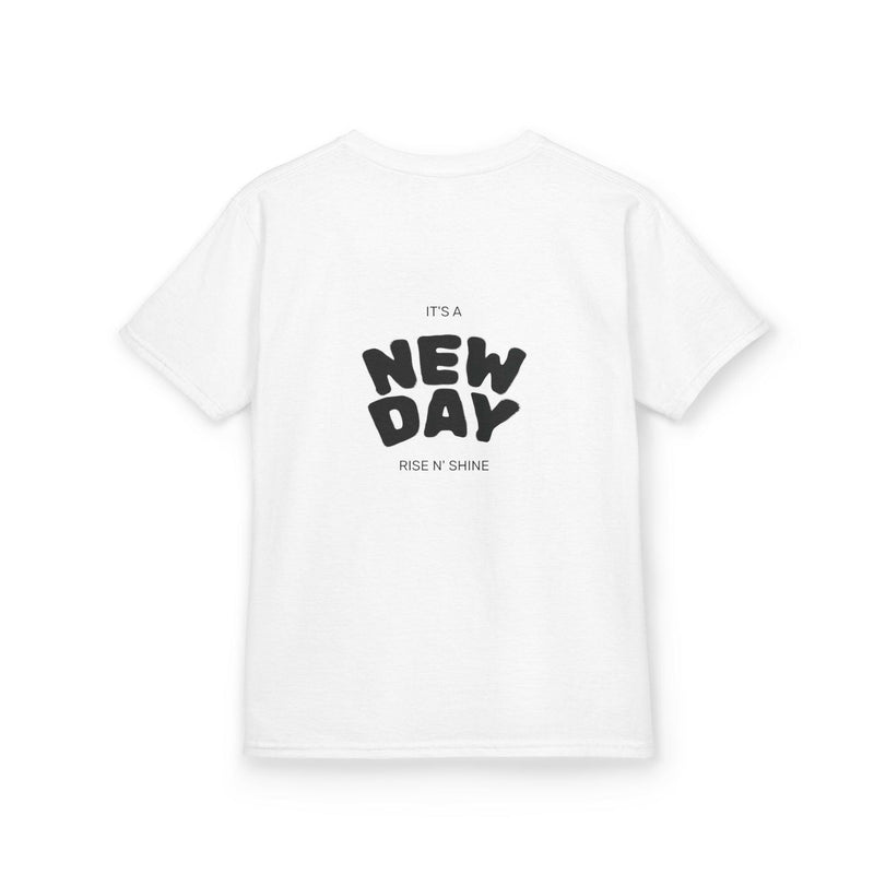 Kids Motivational Tee: Believe You Can, New Day Inspiration, Youth T-Shirt, Positive Message Gift, Fun Everyday Wear