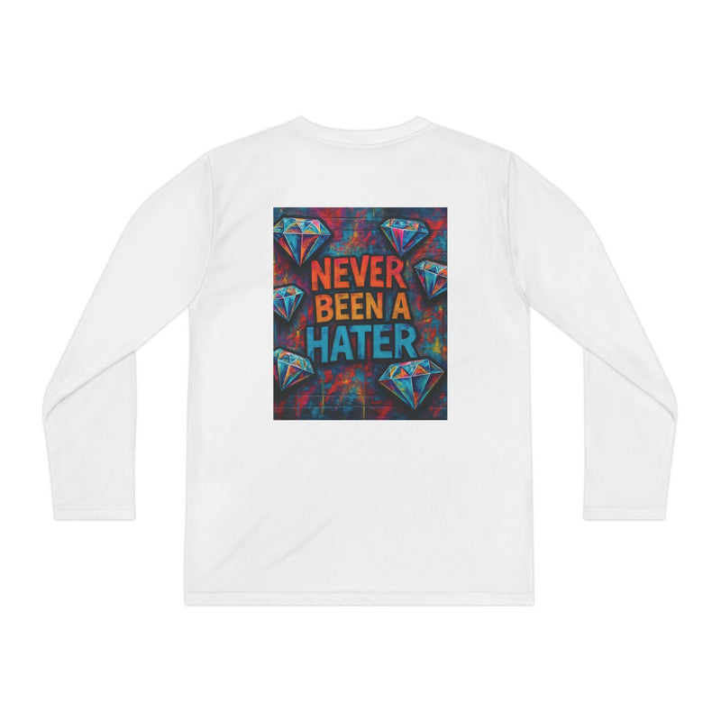 Youth Long Sleeve Tee, Trendy Graphic Shirt, Gift for Teens, Cool Statement Apparel, Casual Wear, Everyday Fun