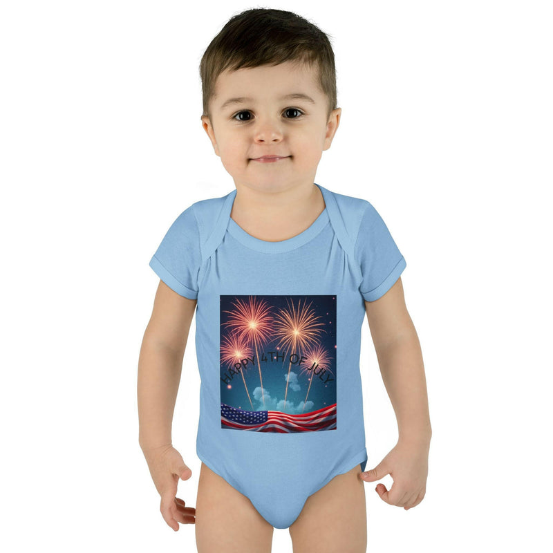 Independence Day Baby Bodysuit, Fireworks Infant Onesie, 4th of July Outfit, Baby Shower Gift, Summer Celebration Apparel