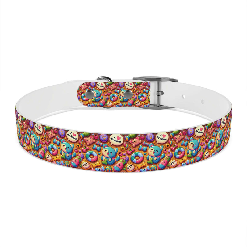 Colorful Dog Collar with Fun Emoji Designs, Adjustable Pet Accessory, Dog Leash, Gift for Dog Lovers, Cute Pet Supplies