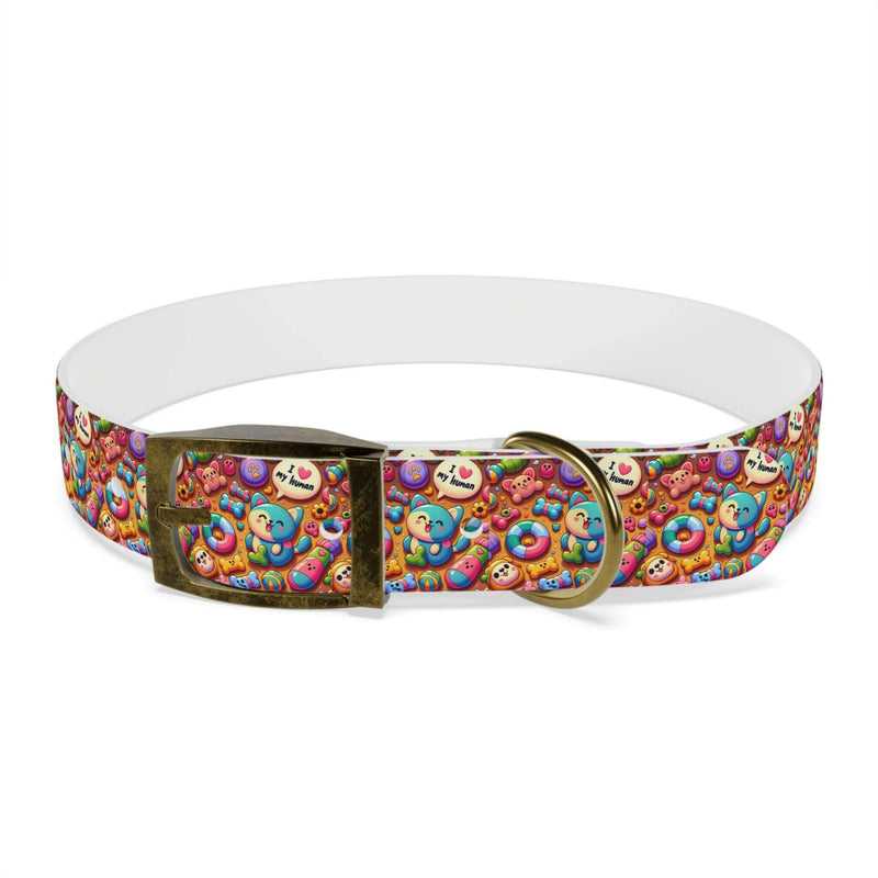 Colorful Dog Collar with Fun Emoji Designs, Adjustable Pet Accessory, Dog Leash, Gift for Dog Lovers, Cute Pet Supplies
