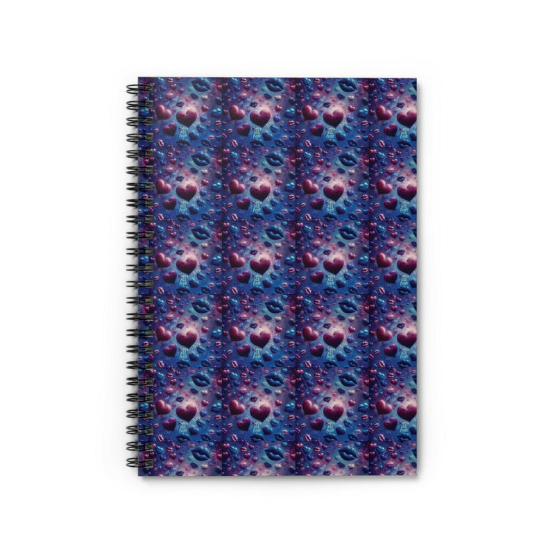 Vibrant spiral notebook featuring durable binding, perfect for organized note-taking and creative journaling