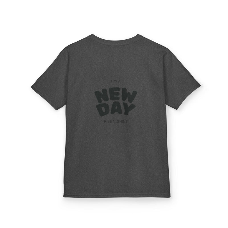Kids Motivational Tee: Believe You Can, New Day Inspiration, Youth T-Shirt, Positive Message Gift, Fun Everyday Wear