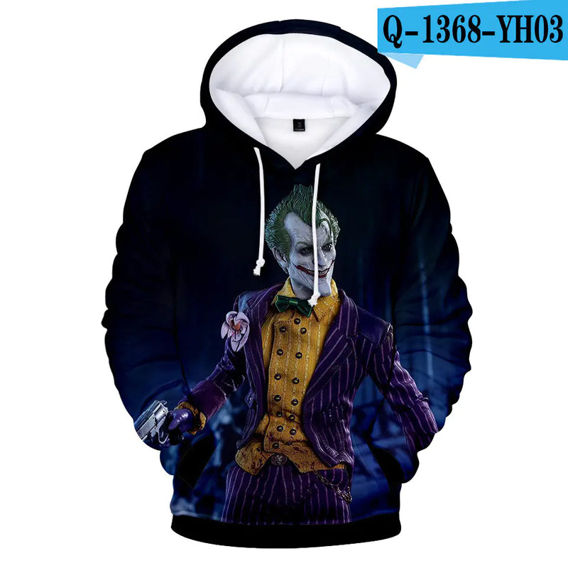Digital Print Hoodie with Cobra Design.