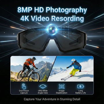 2026 New Smart Glasses Men 800W HD Photo Video Bluetooth Call Translation Anti Glare Running Baseball Sunglasses Cycling Glasses